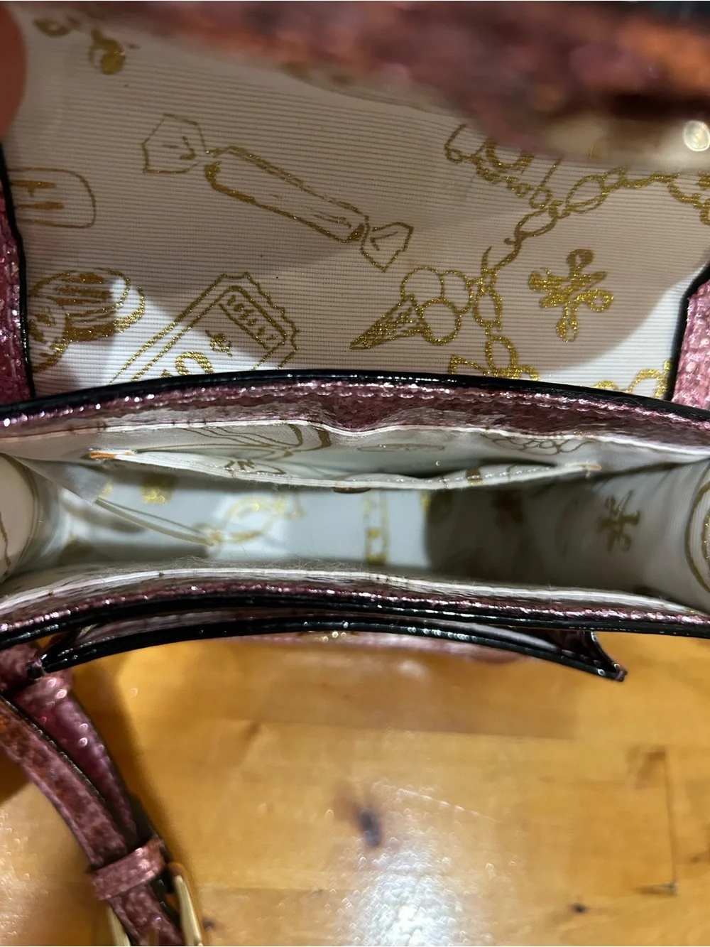 kate spade Glitter Top Handle Satchel in Pink